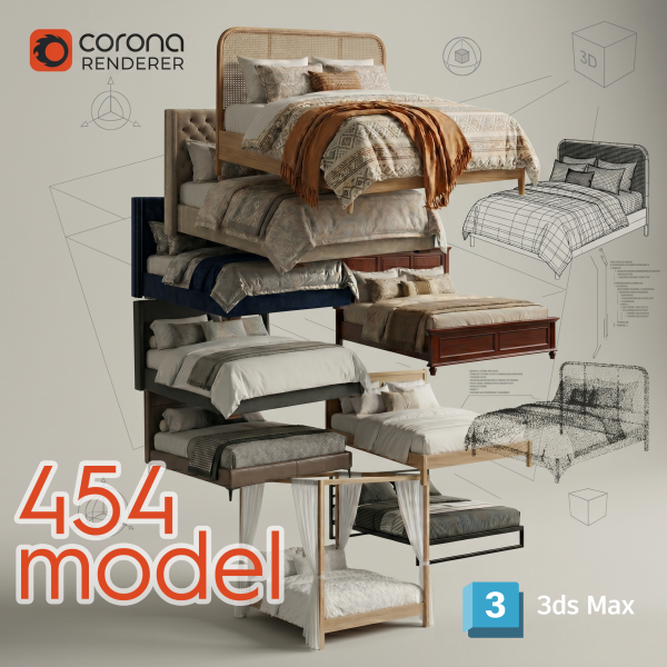 DOUBLEBED 3D MODEL ARCHIVE